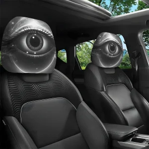 Lot de 2 housses d'appuie-tête de voiture