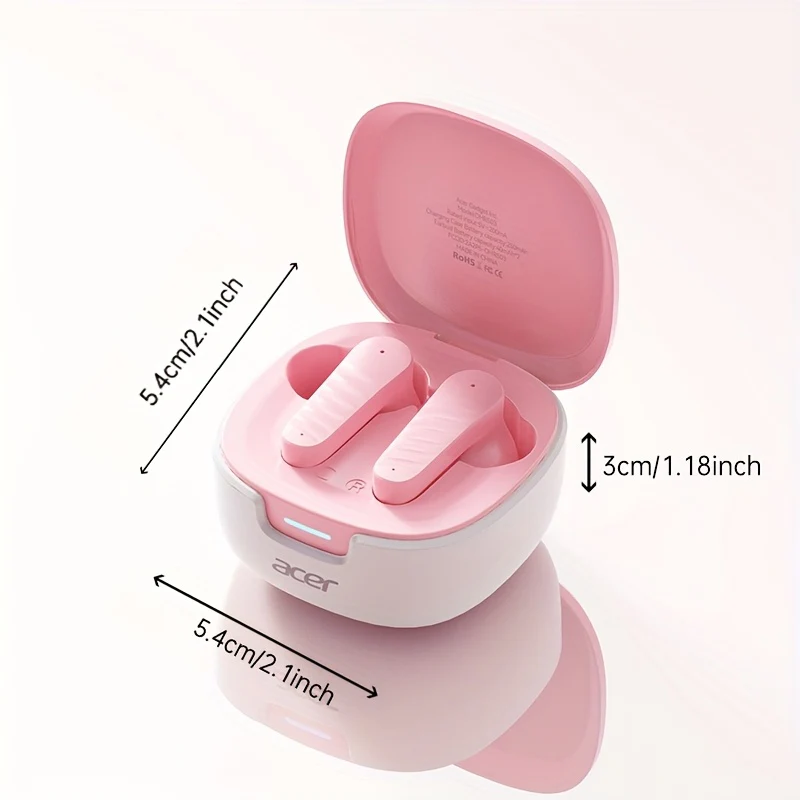 Écouteurs intra-auriculaires sans fil Acer avec chargement USB-C, son stéréo – Image 4