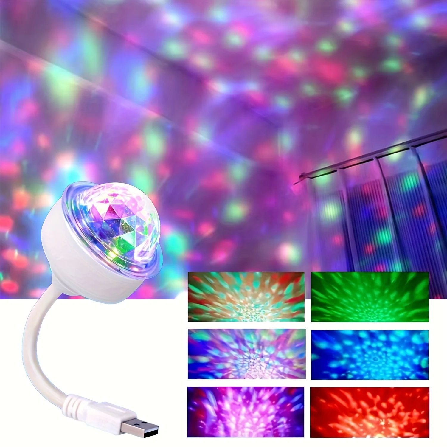 1 boule lumineuse magique USB à commande vocale – Image 4
