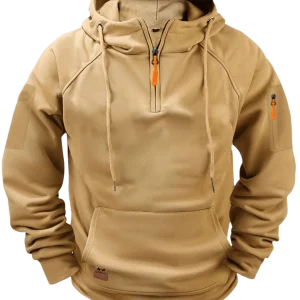 Aerlux Fleece Utility Hoodie | Sweat à capuche décontracté avec plusieurs poches pour hommes