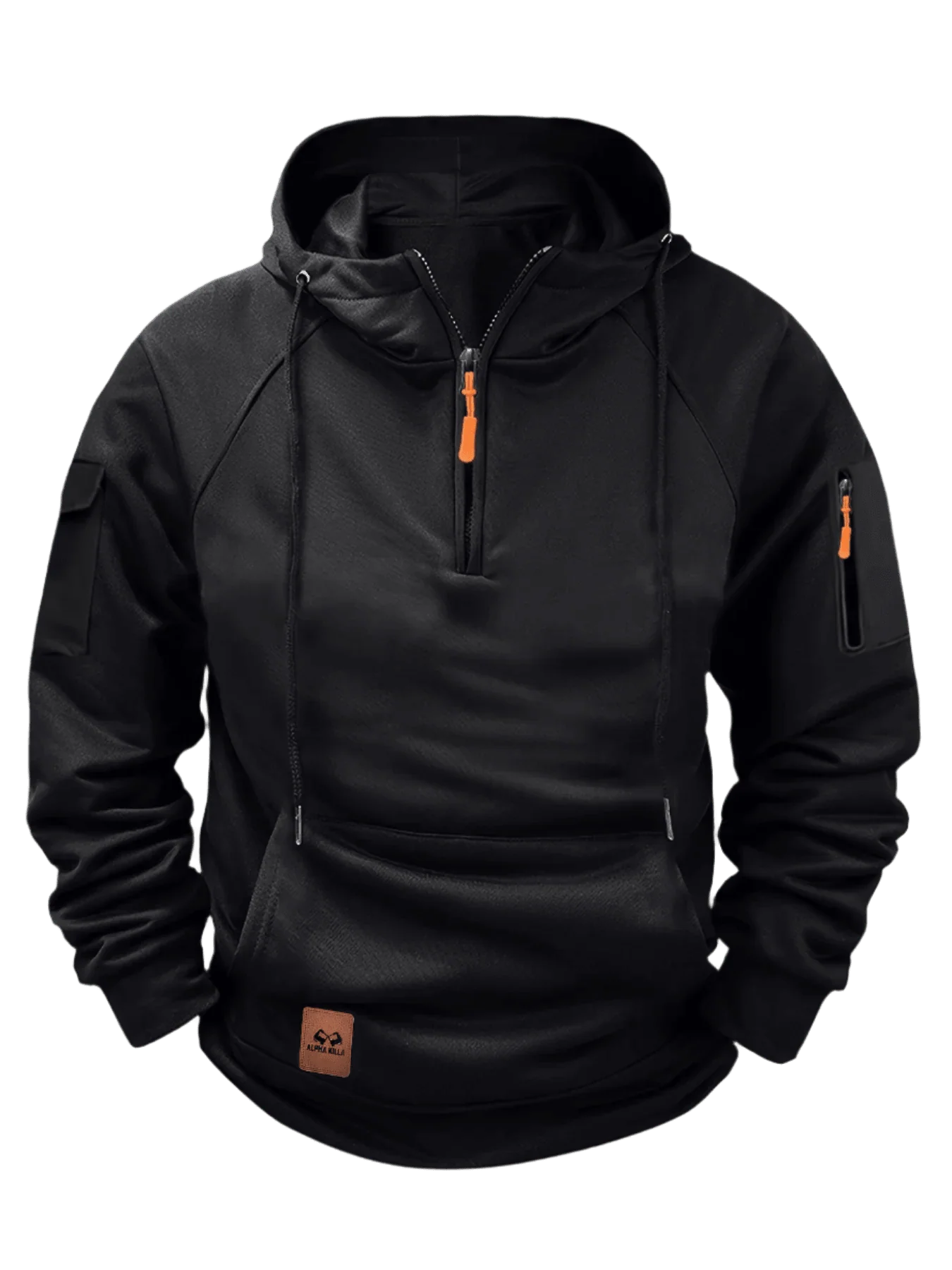 Aerlux Fleece Utility Hoodie | Sweat à capuche décontracté avec plusieurs poches pour hommes – Image 3