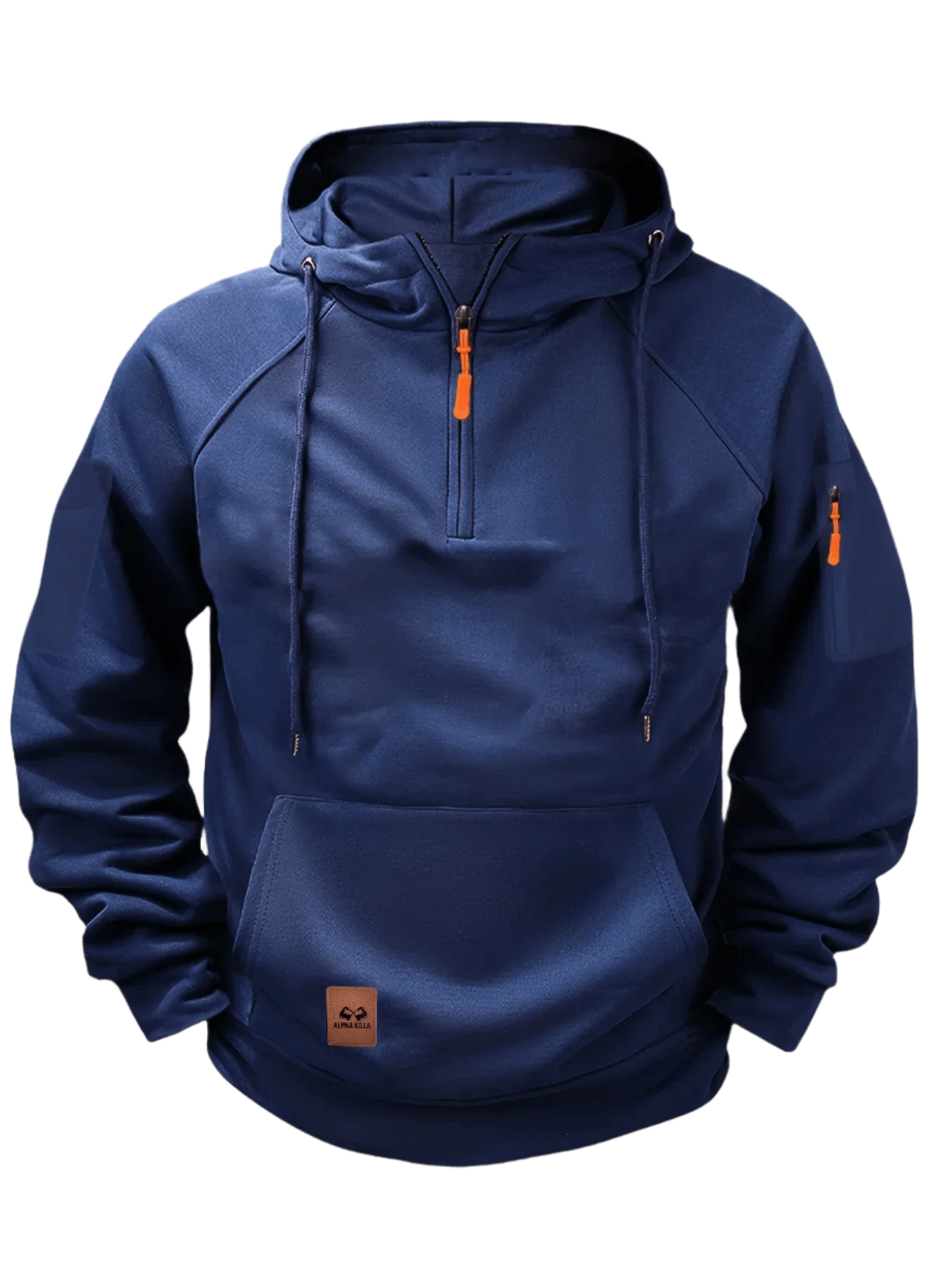 Aerlux Fleece Utility Hoodie | Sweat à capuche décontracté avec plusieurs poches pour hommes – Image 5