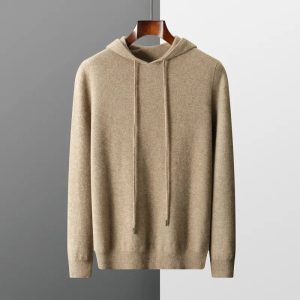 Arthur – Pull en cachemire doux à capuche pour hommes