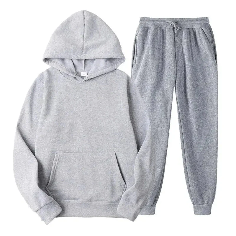 Ensemble de Sport Décontracté pour Homme avec Hoodie - Confortable et Respirant pour l'Automne et l'Hiver – Image 8