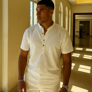 Chemise en lin Amalfi