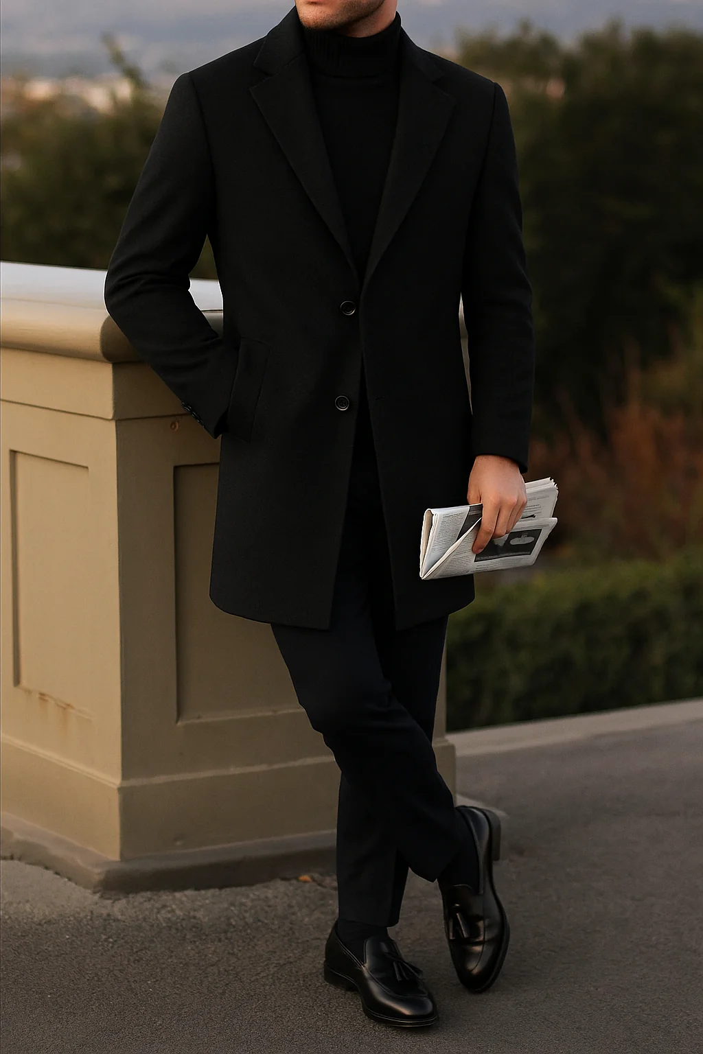 Oslo - Manteau Classique en Laine pour Homme – Image 3