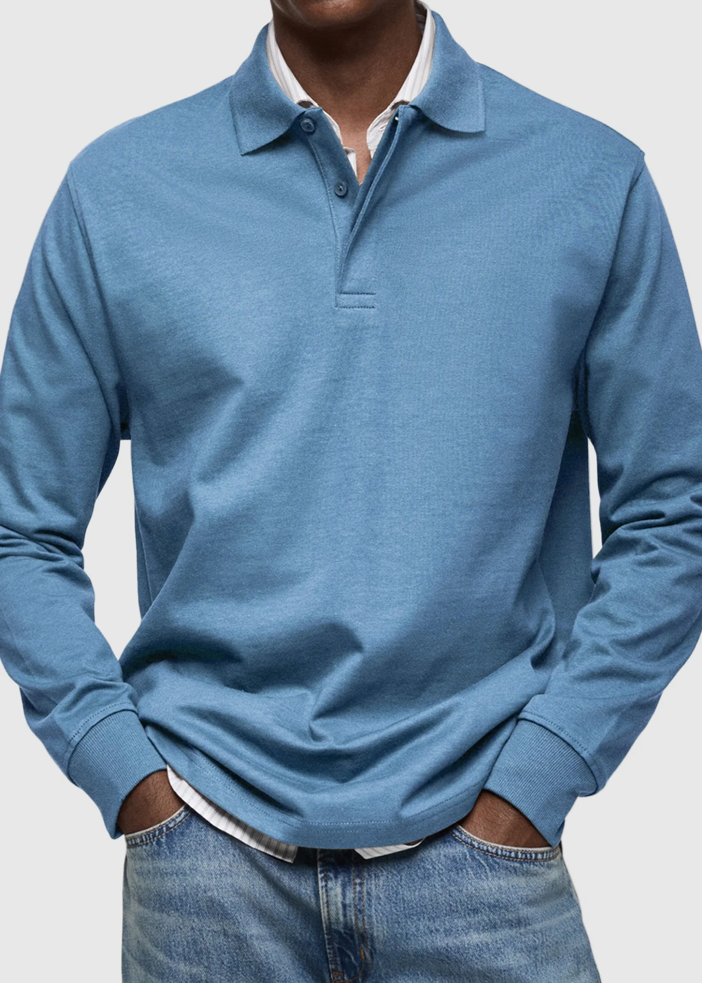 MAISON CLÉMENT PARIS ™ | POLO DE LUXE À MANCHES LONGUES – Image 2