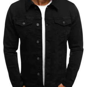 Veste en denim tendance pour hommes