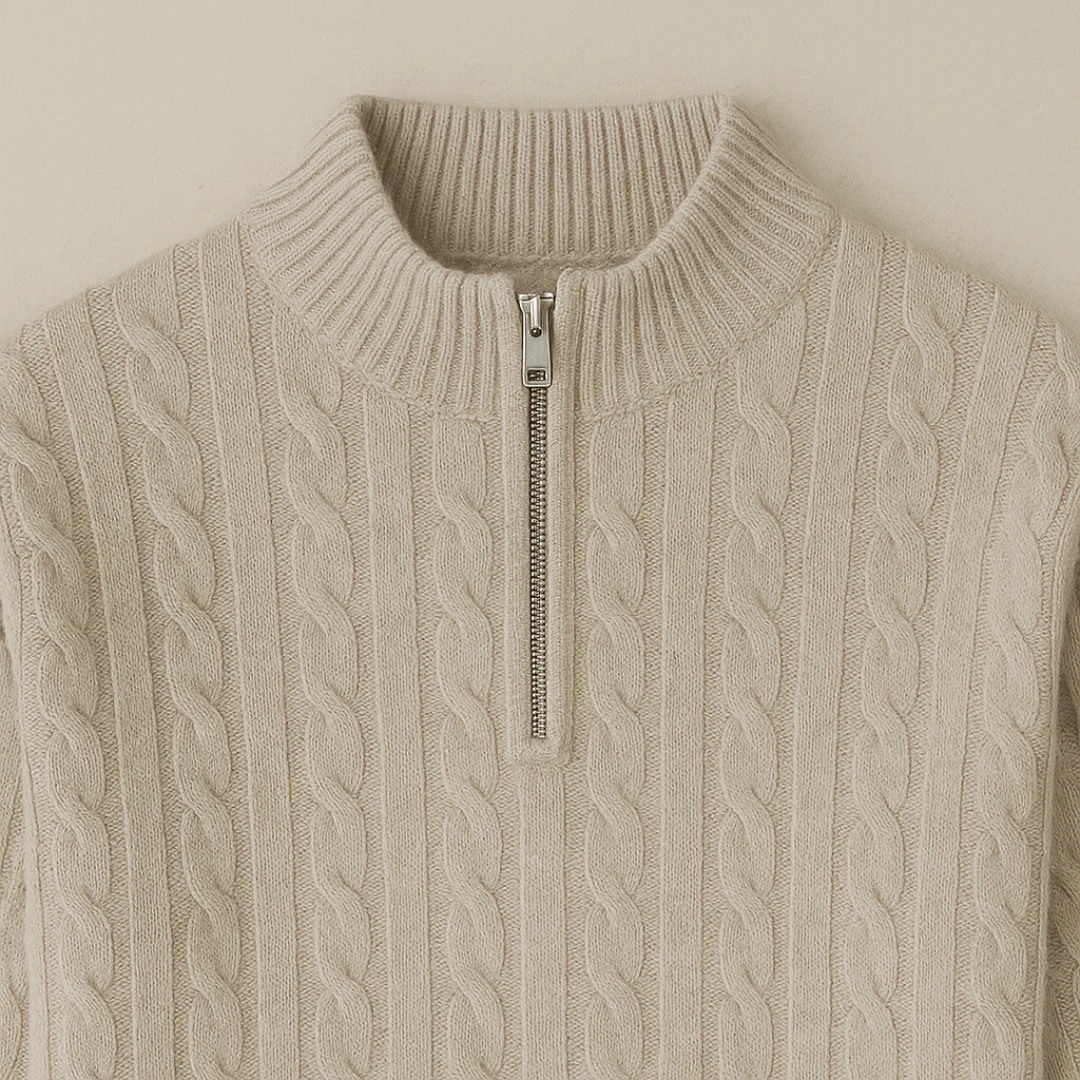 Diego - Pull Tricoté à Demi-Zip – Image 5