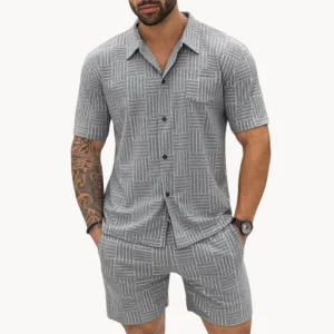 Ensemble Chemise Resort et Short pour Homme Old-Money