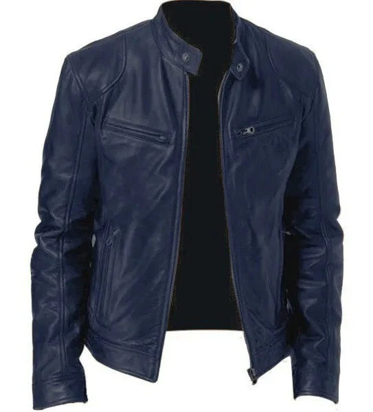 Mirco - Veste en Cuir pour Homme Élégante, Confortable et Chaude – Image 7