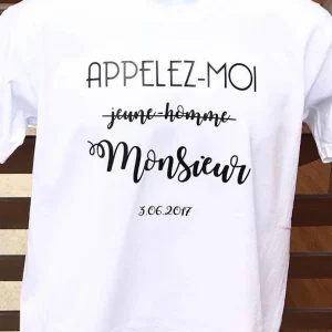Tee-shirt homme "Appelez-moi Monsieur"