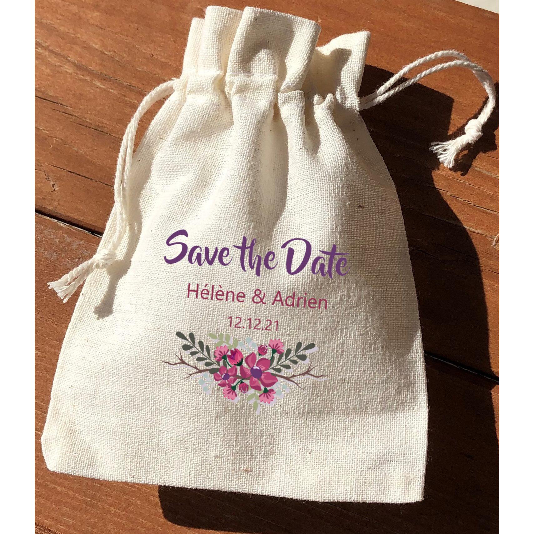 Pochons "Save the date fleuri" – Image 2