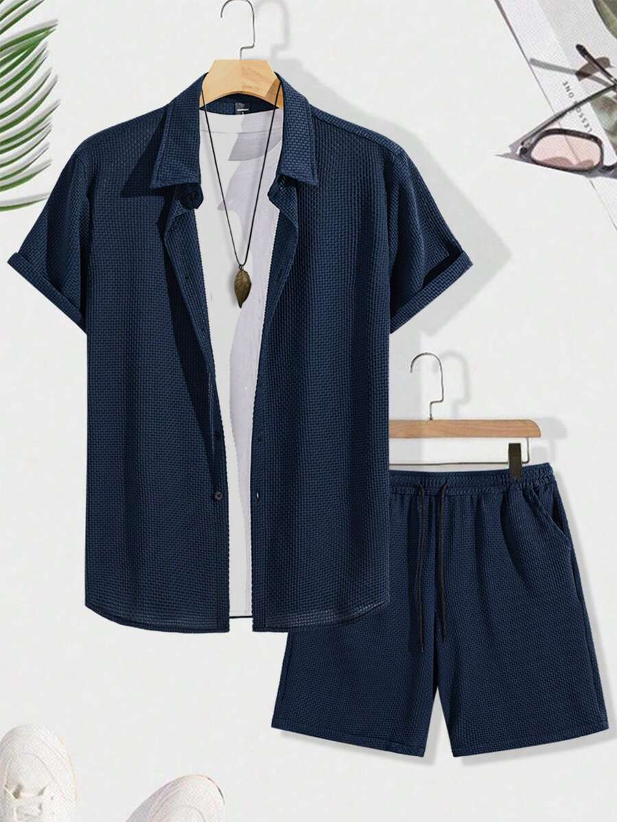 Khalil – Ensemble Short à Boutons – Image 3