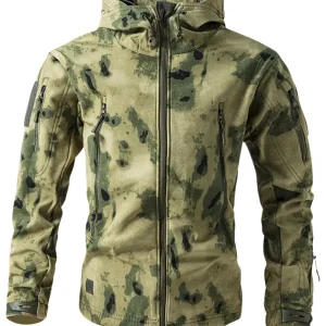 Luigi - Veste légère pour hommes au design militaire, durable