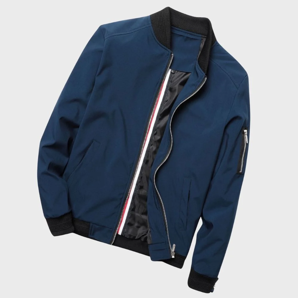 Blouson bomber slim fit léger – Image 3