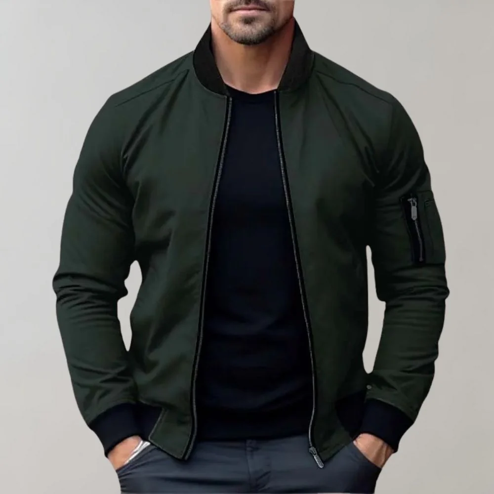 Blouson bomber slim fit léger – Image 4