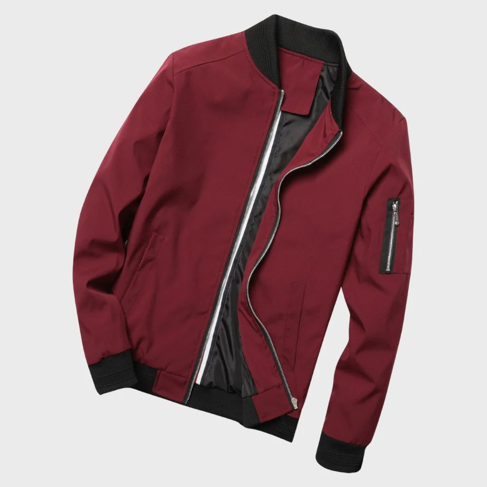 Blouson bomber slim fit léger – Image 7