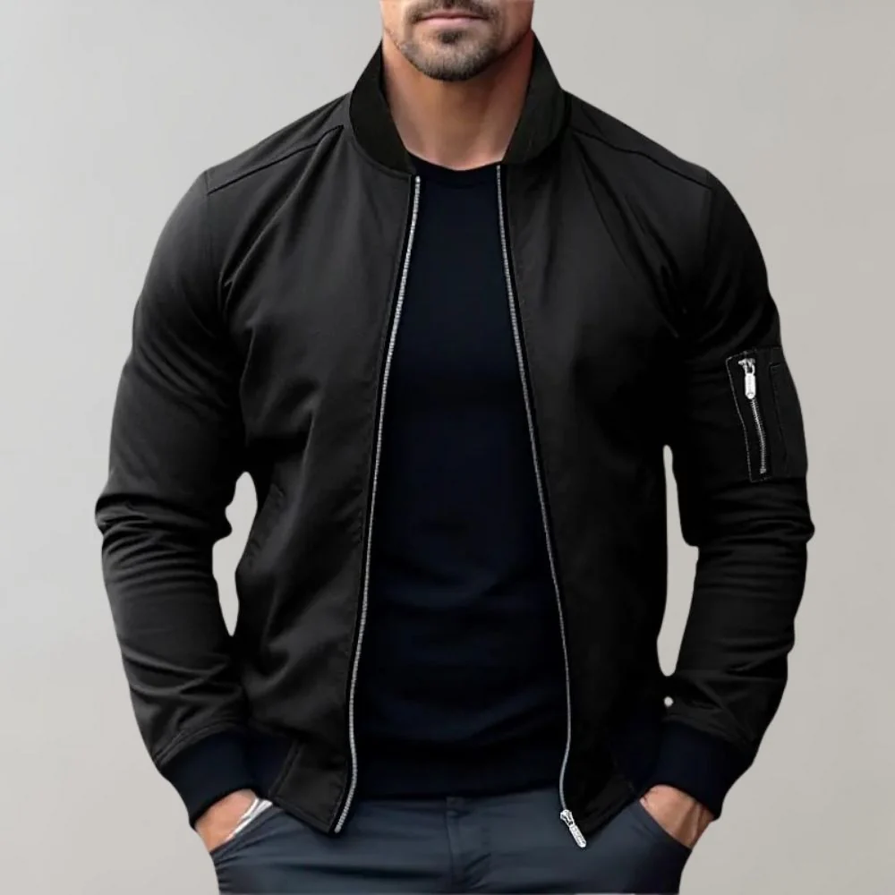 Blouson bomber slim fit léger – Image 8