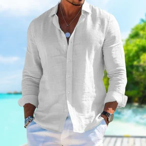 Chemise décontractée élégante en lin