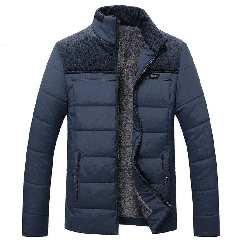 Veste en polaire bicolore de luxe pour hommes – Image 4