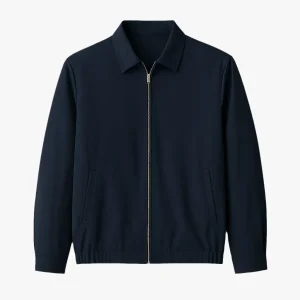 Veste Bomber Homme – Zip-Up Légère Style Minimaliste Old Money