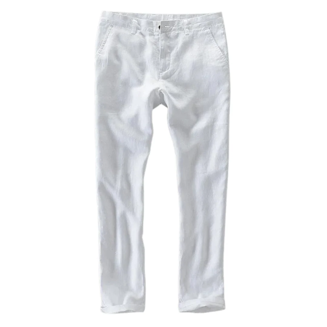Pantalon casual 100 % lin – Image 4
