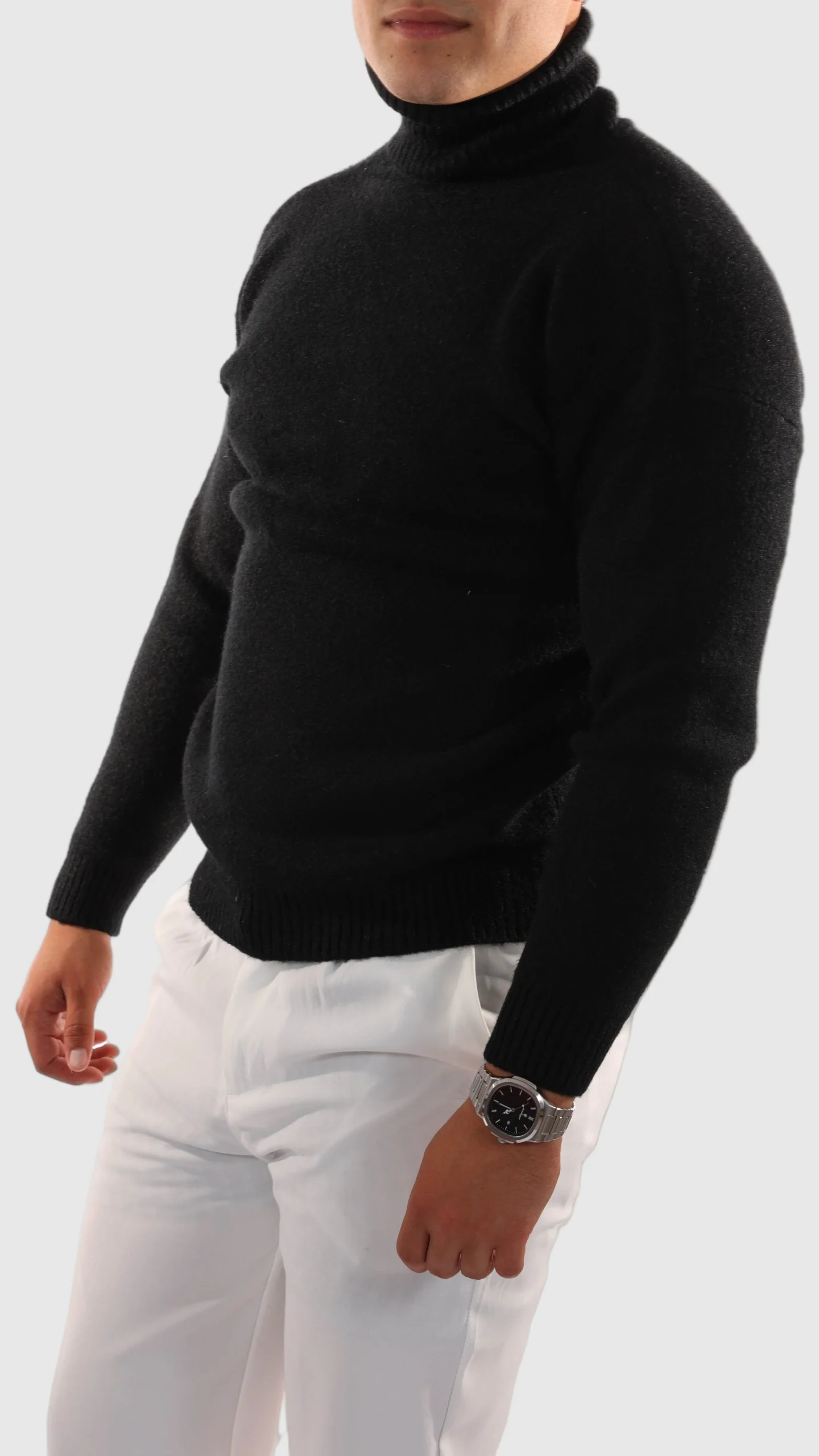 Reginal - Pull Col Roulé en Cachemire Old Money – Image 3