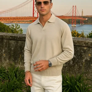 Rocco - Polo Old Money à manches longues