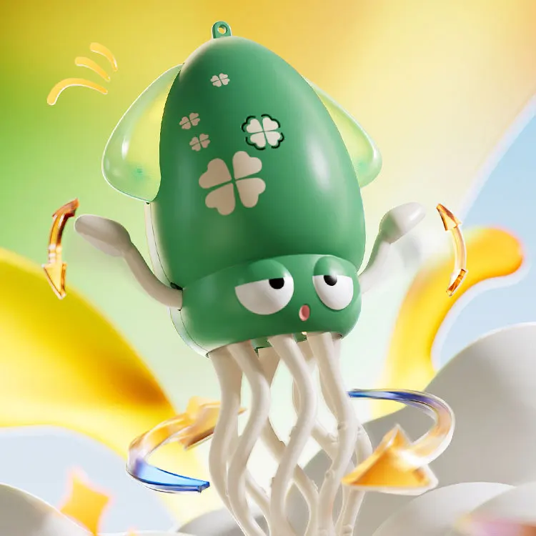 Jouet de poulpe dansant magique avec détection automatique