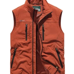 Darius - Gilet élégant avec multiples fermetures éclair