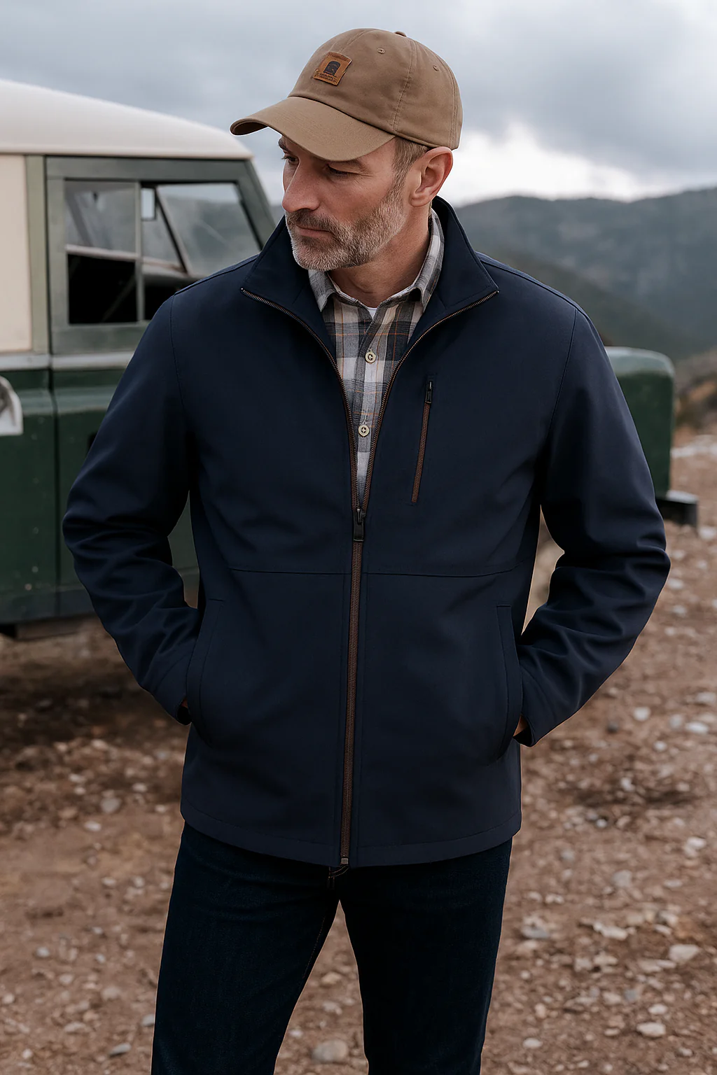 Rico - Veste Softshell Fleece Résistante au Vent pour Hommes Hiver 2025