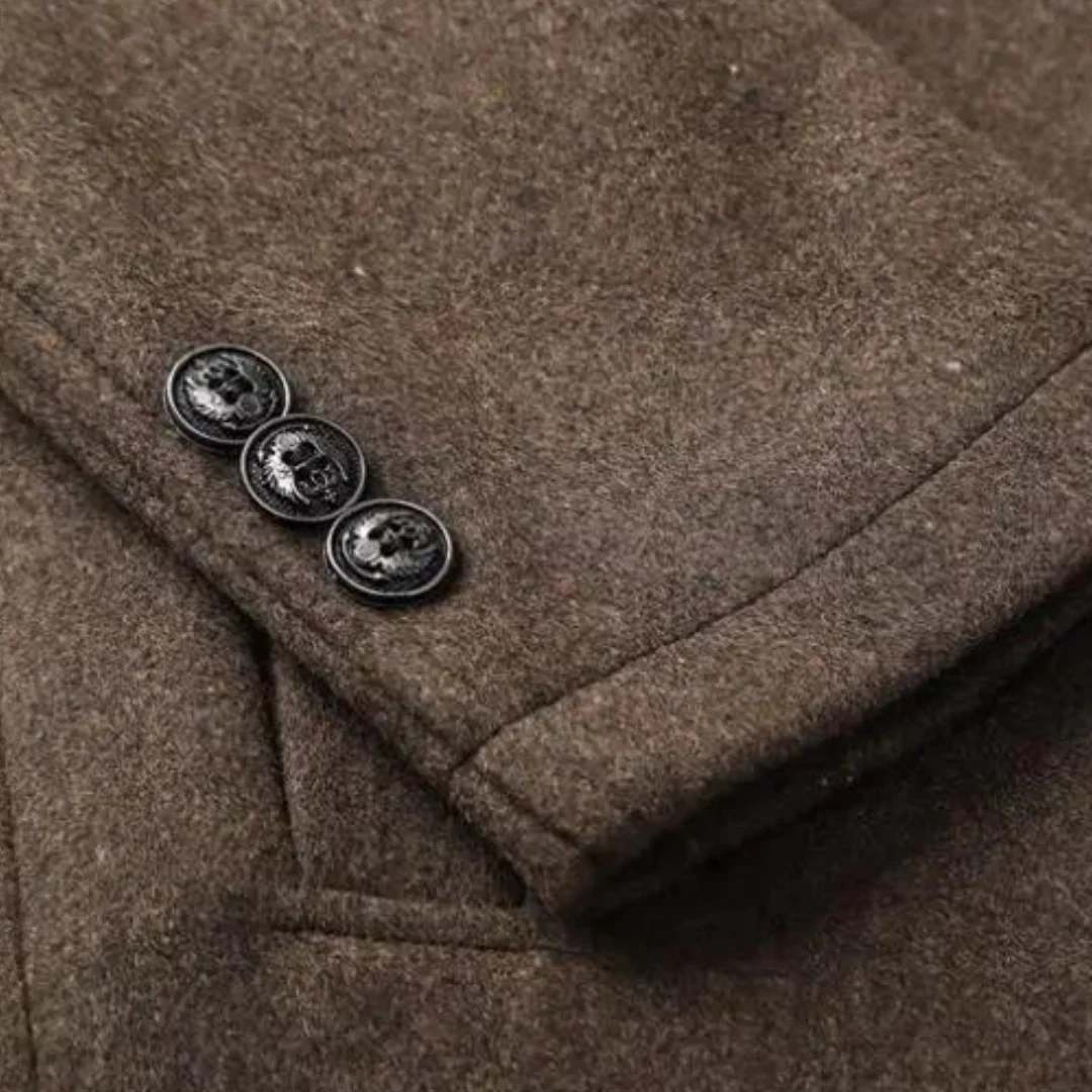 Xavier - Manteau Trench pour Hommes en Laine Épaisse pour un Style Hiver Élégant – Image 9