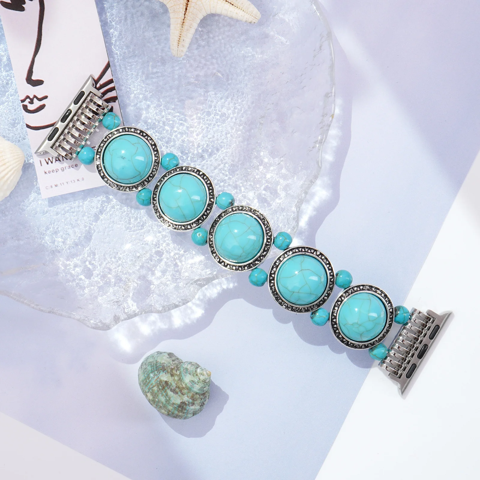 Bracelet de montre turquoise – Image 3