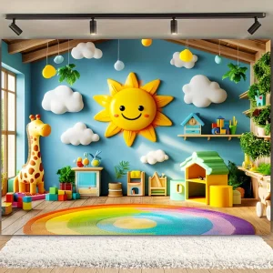 Toile de fond pour photographie, thème soleil et nuages, 229,87 x 180,01 cm