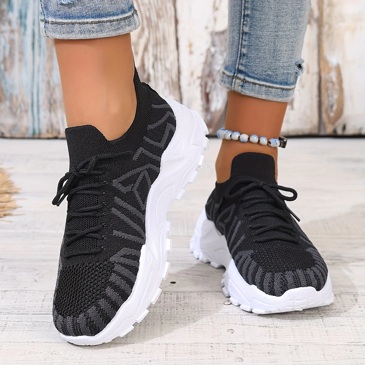 Baskets décontractées à lacets pour femme – Image 5