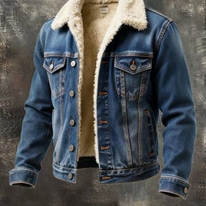 MAISON CLÉMENT PARIS™ | VESTE JEAN DOUBLÉE HIVER HOMME