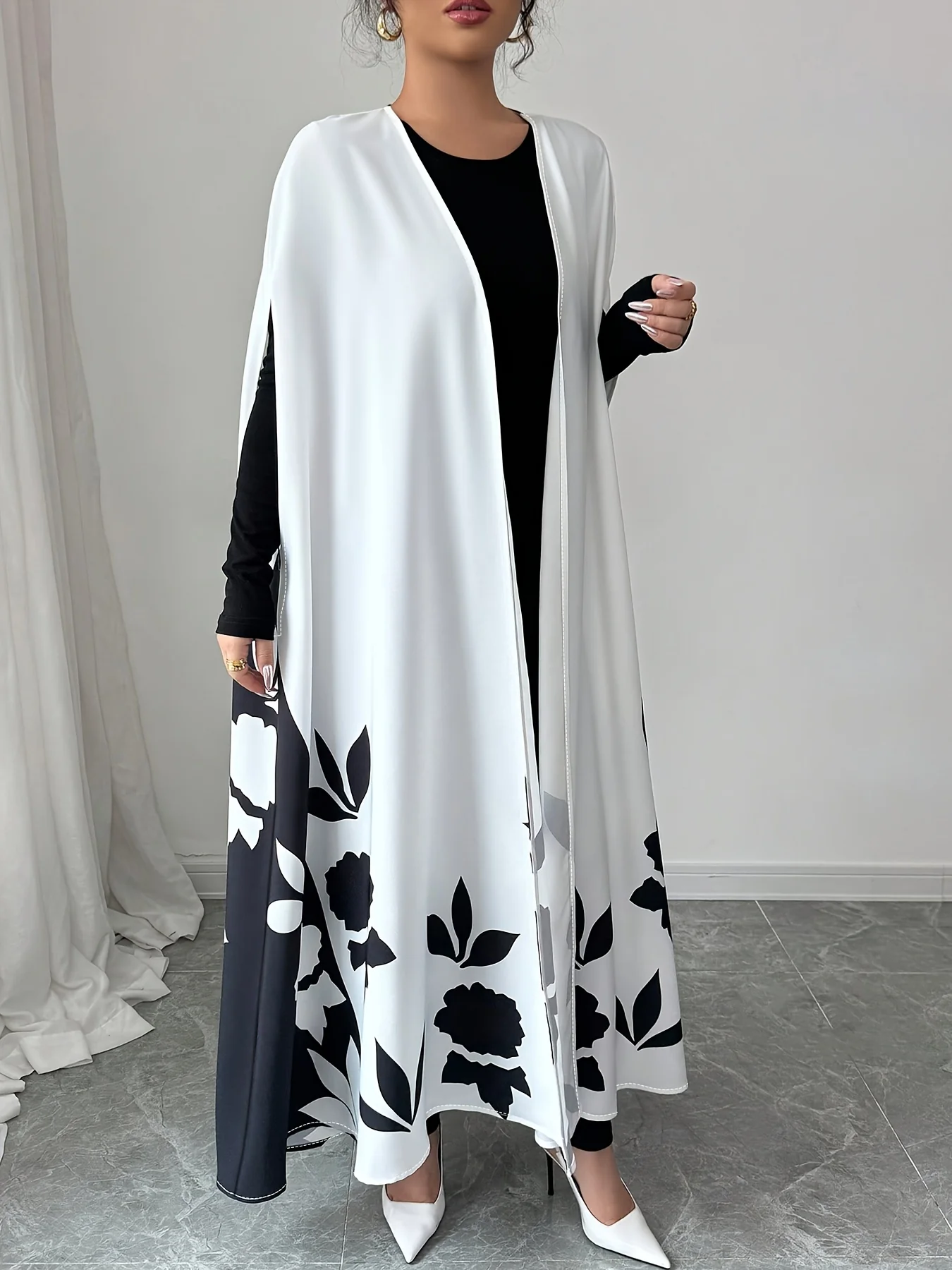 Elégant cardigan long pour femmes – Image 5