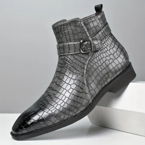 Bottines Chelsea vintage élégantes pour homme - Confortables