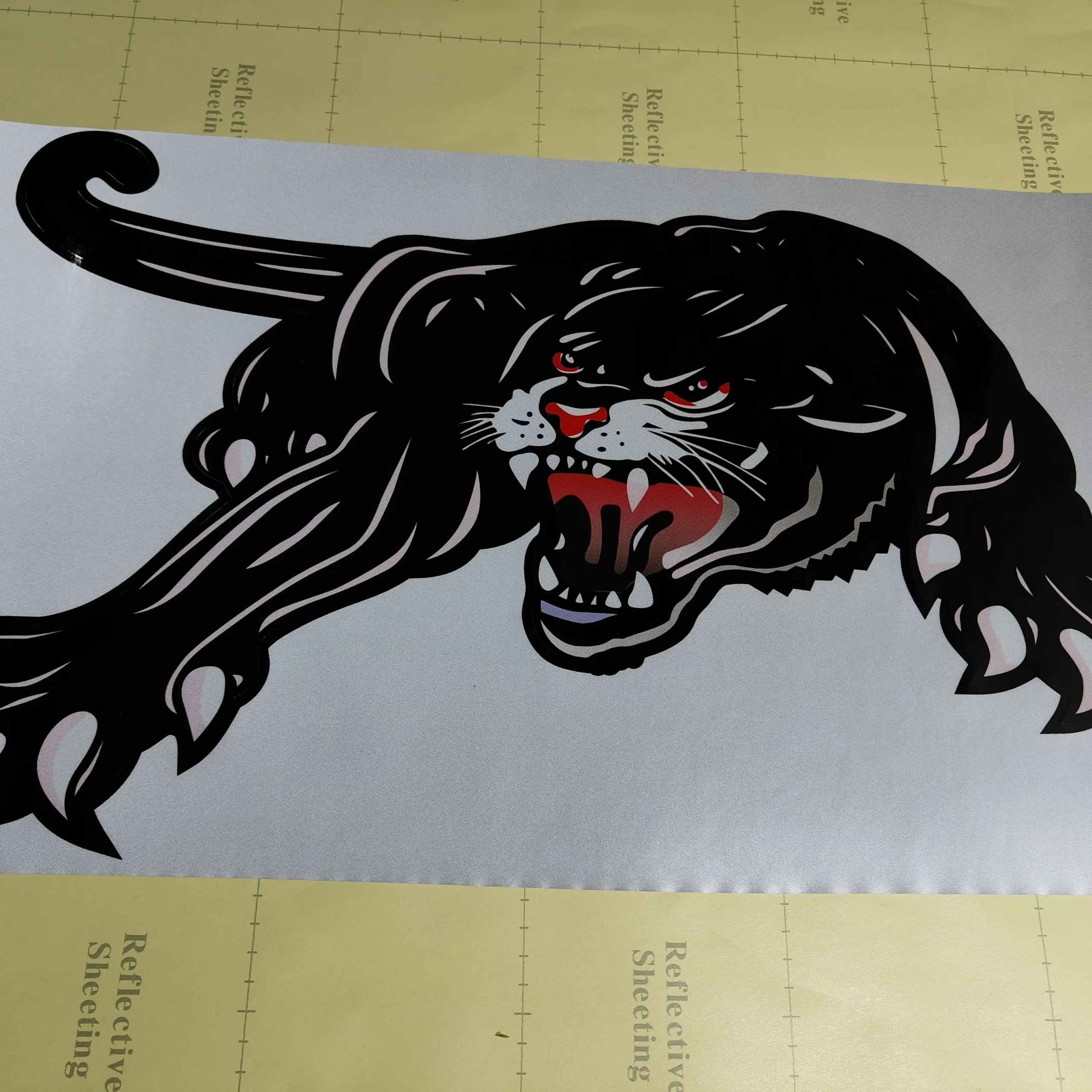 1 autocollant de capot de voiture Panthère Noire – Image 6