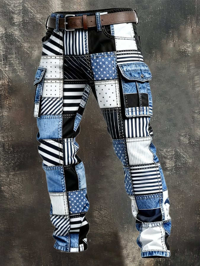 MAISON CLÉMENT PARIS™ | PANTALON CARGO PATCHWORK – Image 2