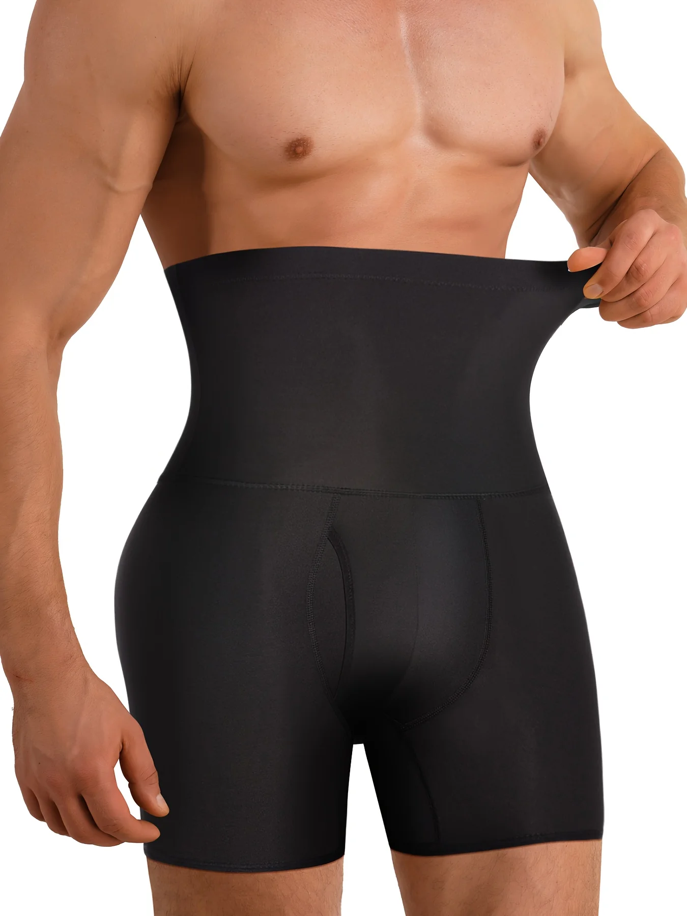 Short gainant taille haute pour homme – Image 2