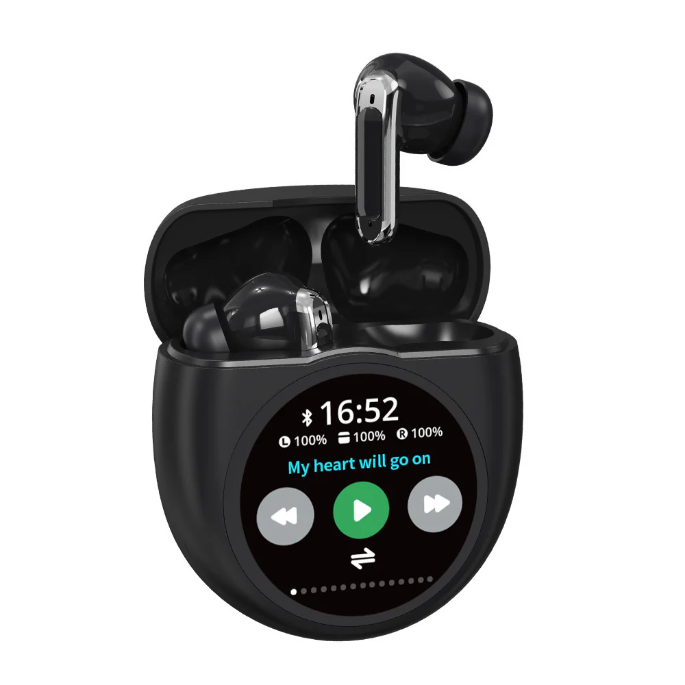 Casque Bluetooth sans fil à réduction de bruit avec écran – Image 4