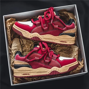 Baskets décontractées à lacets pour femmes