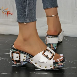 Sandales à plateforme pour femmes