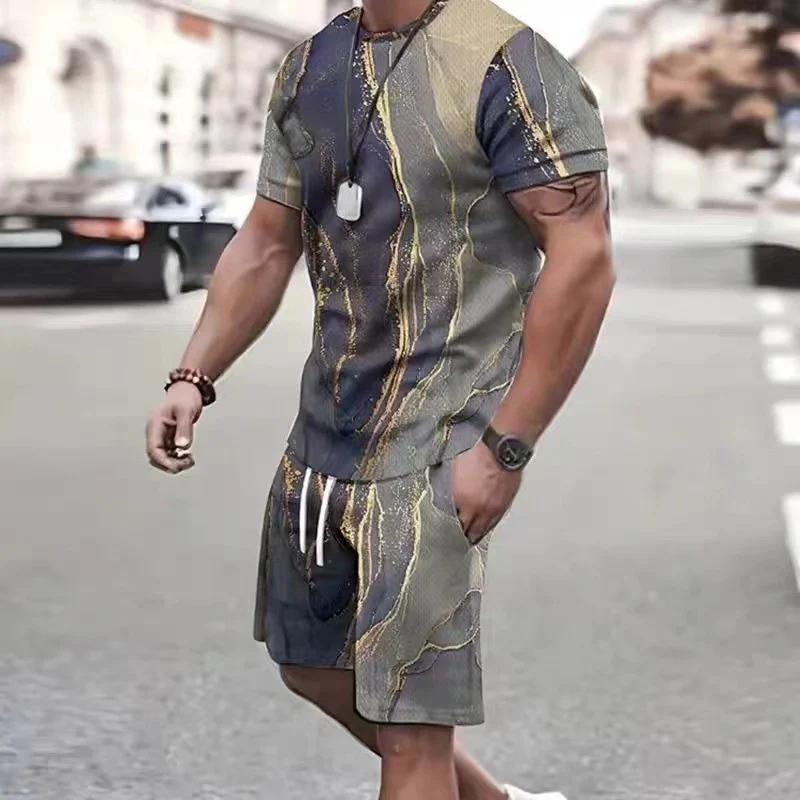 Ensemble , t-shirt et un pantalon, imprimé numériquement en 3D – Image 9