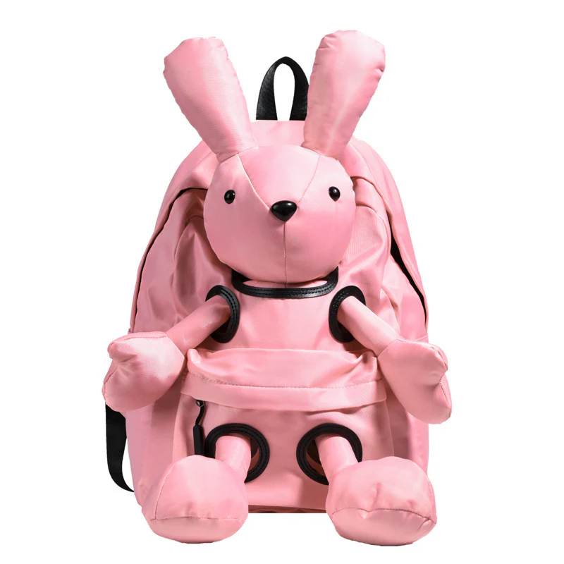 Sac à dos poupée tendance et cool avec motif lapin – Image 7