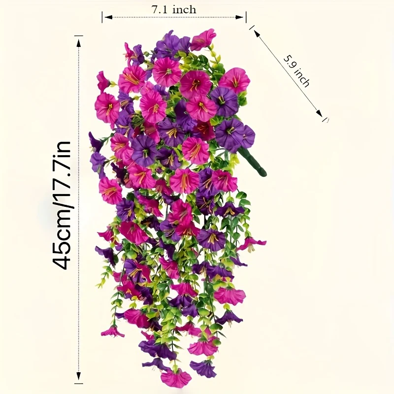 Deux fleurs artificielles suspendues – Image 7