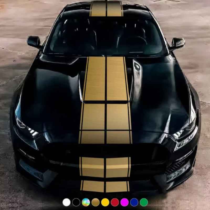 Autocollant universel à 6 bandes pour voiture, lignes parallèles