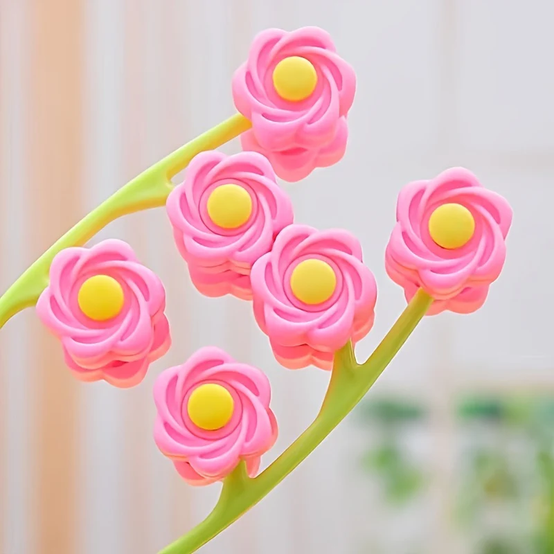 Appareil de massage facial, rouleau de massage en forme de fleur pour un visage raffermissant et tonifiant, outil de beauté – Image 8